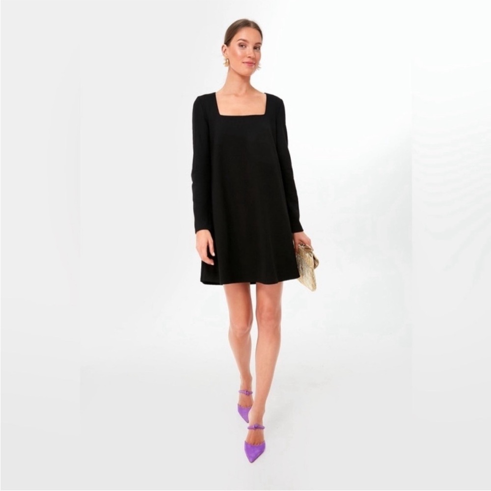 Nwt Tuckernuck Black Middleton Dress Long Sleeve Size Xs